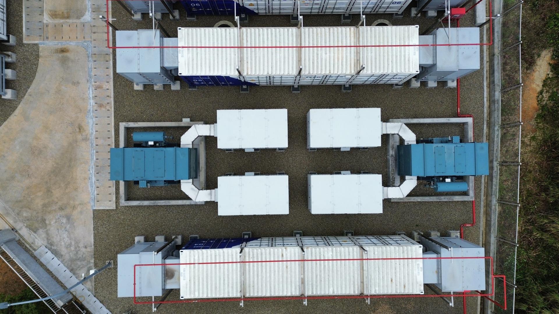 Construction of energy storage equipment in Taipower Longtan Substation-3